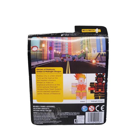 Roblox Heroes of Robloxia Ember Midnight Shogun Game Pack Celebrity Collection - Picture 6 of 10